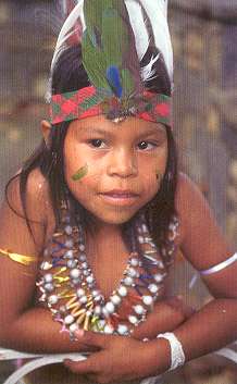 A young girl of the Pemon tribe