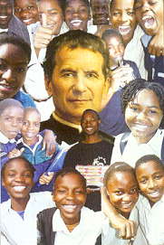 Don Bosco with young people